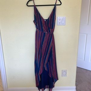 Brave M wrap dress . Blue, navy, maroon